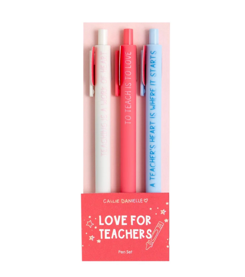 Love For Teachers Pen Set