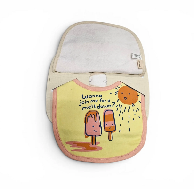 Tiny Little Dumpling & Wanna Join Me For A Meltdown? Baby Bibs