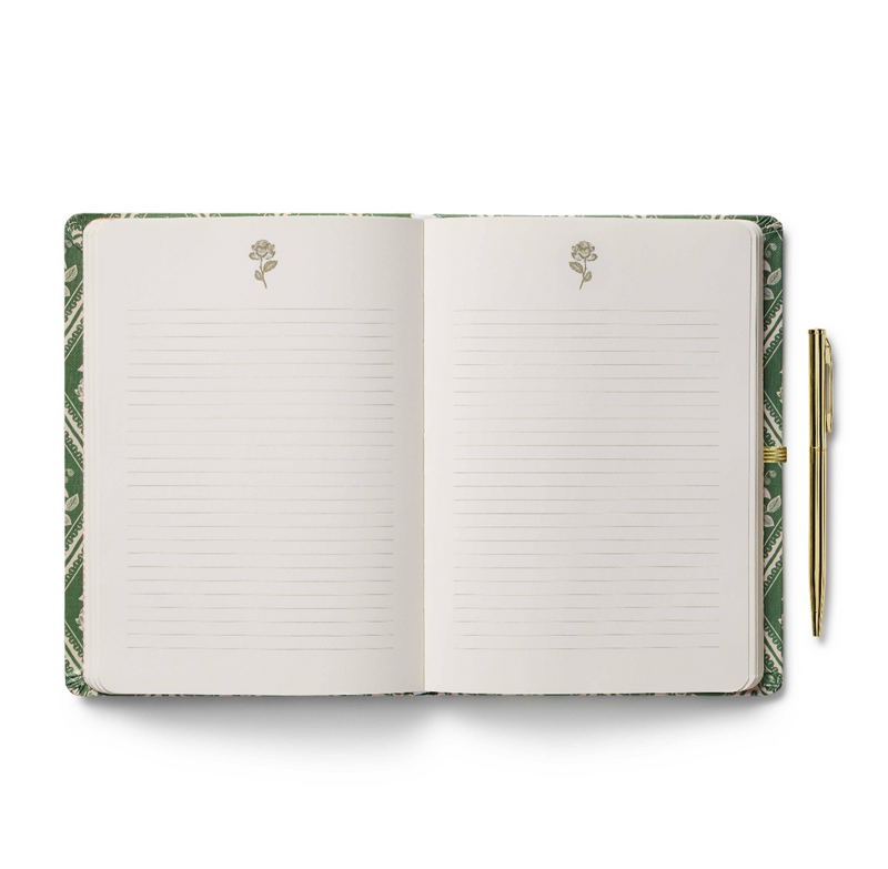 Rose Study Journal with Pen - NEW