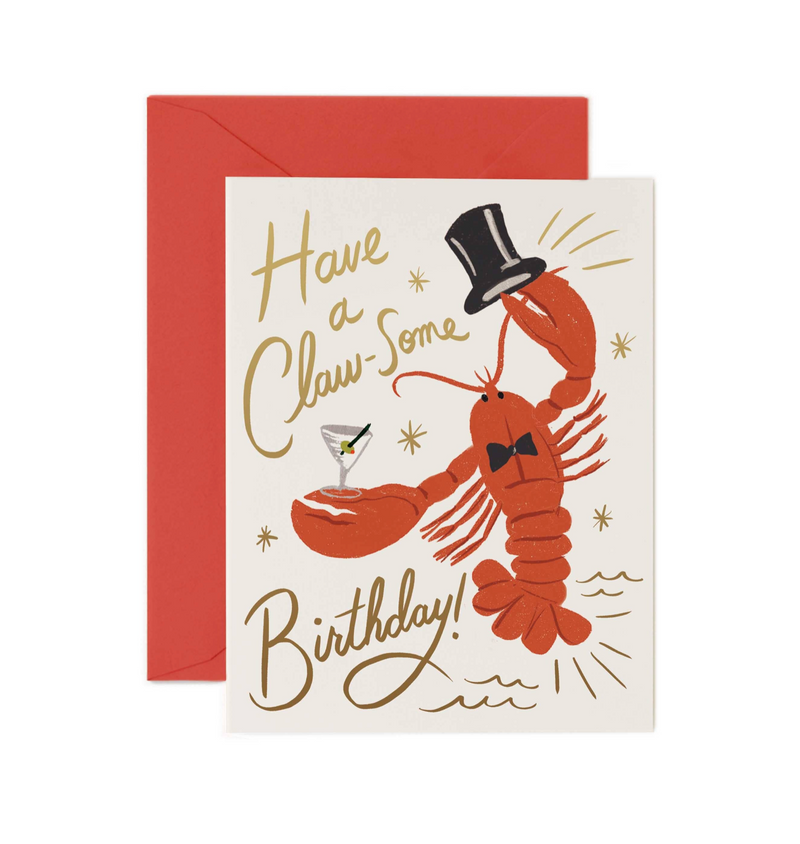 Claw-some Birthday Card - NEW