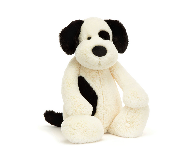 Bashful Black & Cream Puppy