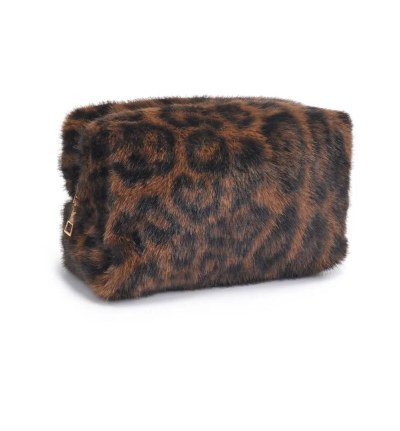 Leopard Luxe Cosmetic Bag
