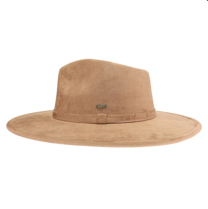 Camden Faux Suede C.C Rancher Hat
