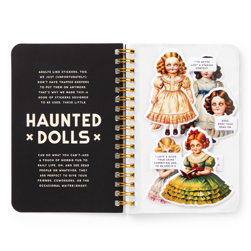 Haunted Dolls Sticker Book