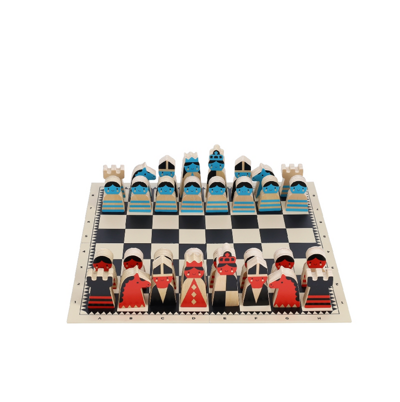 On the Move Wooden Chess Set