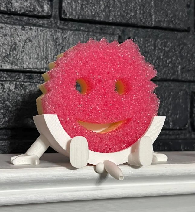 Scrub Daddy Sponge Holder - Funny Gag Gift / White Elephant