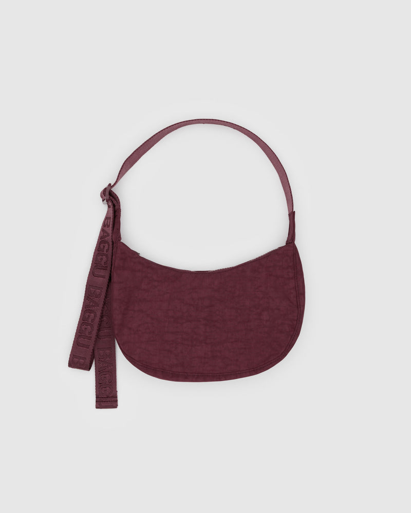 Small Nylon Crescent Bag | 51" Strap