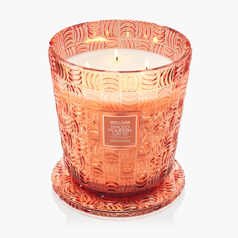 Spiced Pumpkin Latte 5 Wick Hearth Candle