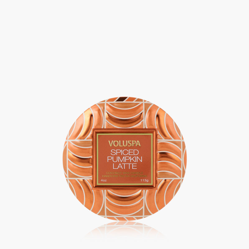 Spiced Pumpkin Latte Mini Tin Candle