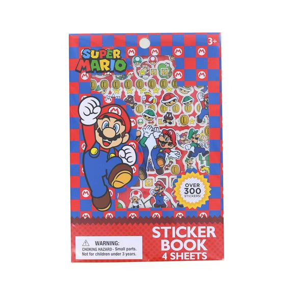 Super Mario Bros 4-Page Puffy Sticker Pad