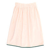 Spa Wrap | Light Pink + Green Droopy Bow