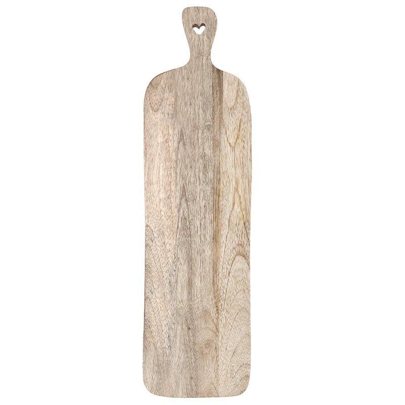 Wood Heart Handle Board | Long
