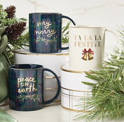 Wide Handle Holiday Mug