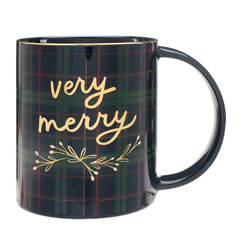Wide Handle Holiday Mug