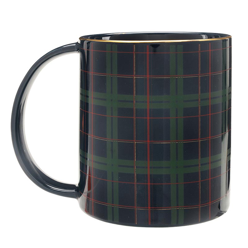 Wide Handle Holiday Mug
