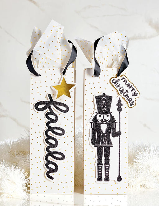 FALALA Gold Stars Bottle Bag