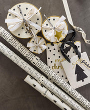 Ivory + Black Gift Bags Set of 3