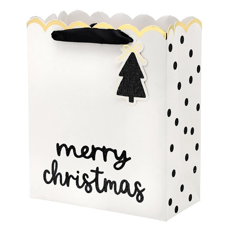 Ivory + Black Gift Bags Set of 3