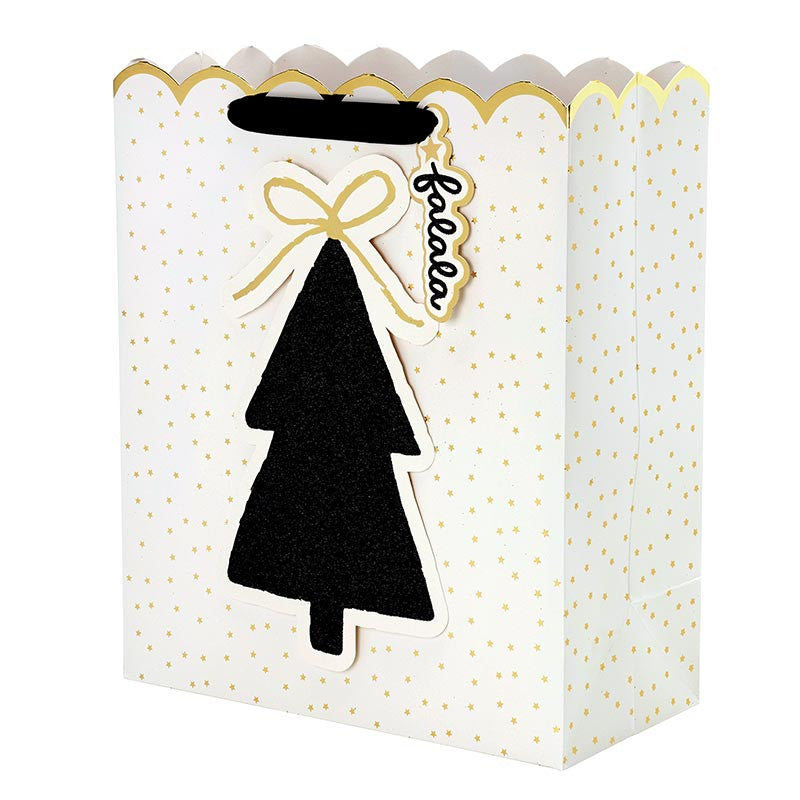 Bow Tree Gold Stars Large Gift Bag