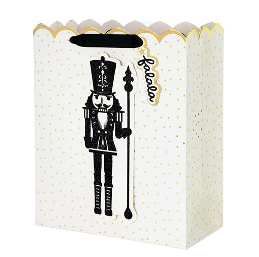 Nutcracker Gold Stars Large Gift Bag