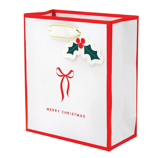 Red Bow Merry Christmas Small Gift Bag
