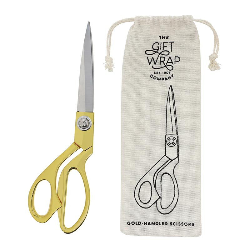 Gold Handled Scissors 9.5 Inch