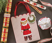 Santa Bear Medium Gift Bag