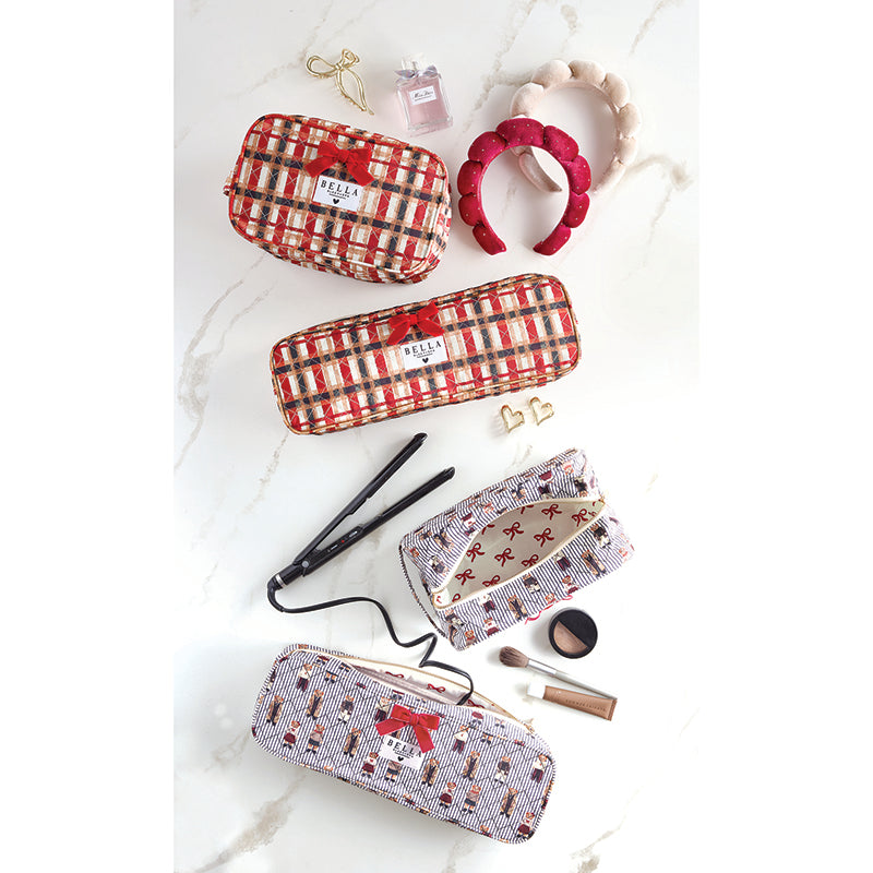 Quilted Cosmetic Bag