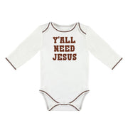 Long Sleeve Snapshirt - Y'all Need Jesus