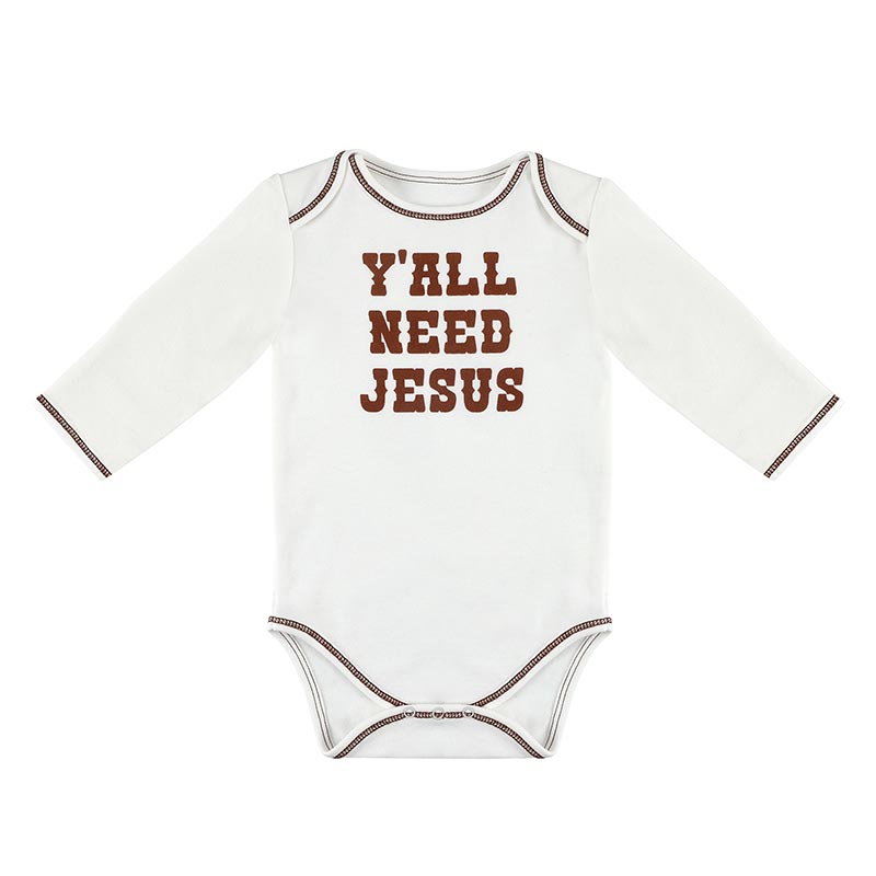 Long Sleeve Snapshirt - Y'all Need Jesus