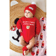 Sweatshirt Romper - Beary First Christmas