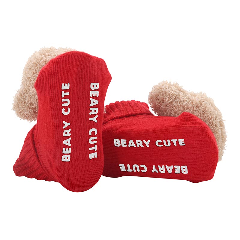 Rattle Socks - Santa Bear