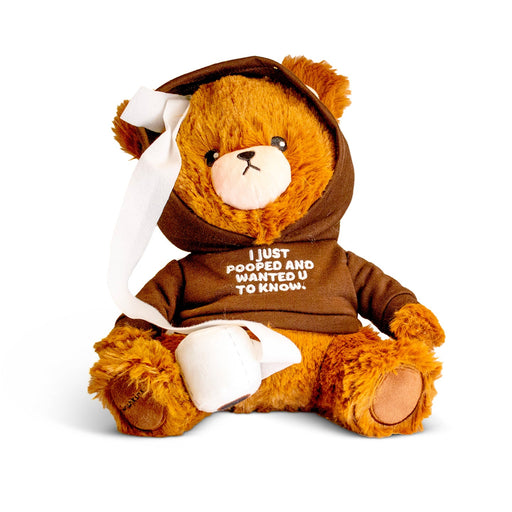 "I Just Pooped" Teddy Bear Plushie - LOCAL FIXTURE