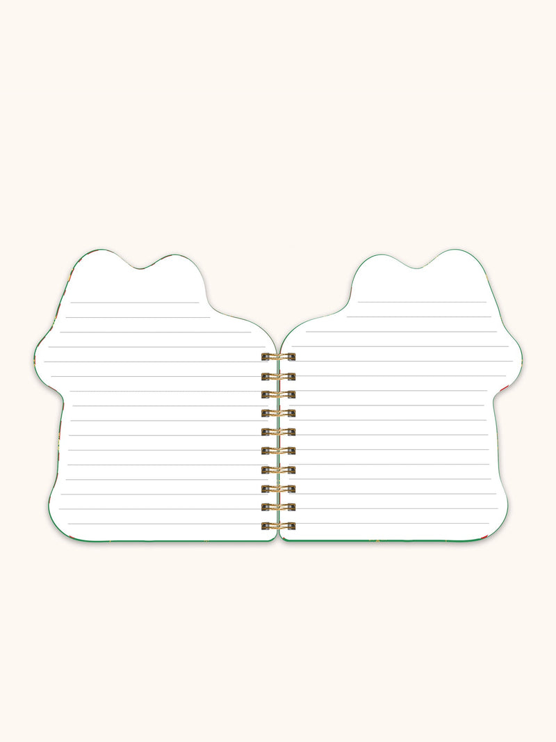 Cheery Christmas Dog Die-Cut Mini Notepad