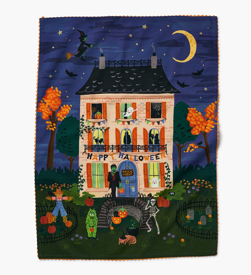 Haunted House Tea Towel