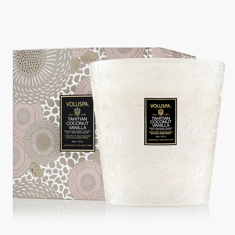 Tahitian Coconut Vanilla | 3 Wick Hearth Candle