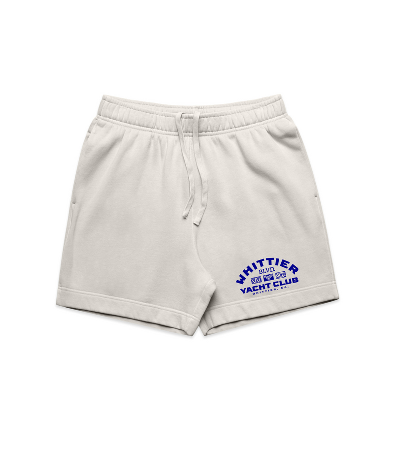 Heavy Faded Whittier Yacht Club Nautical Flag Shorts
