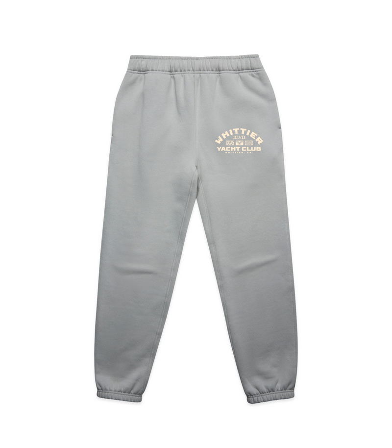Heavy Faded Whittier Yacht Club Nautical Flag Track Pants