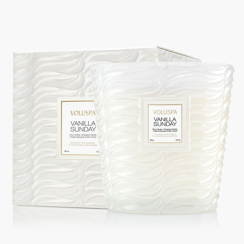 Vanilla Sunday 3 Wick Hearth Candle