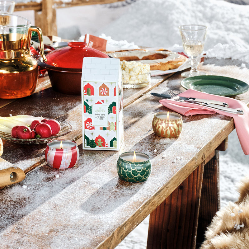 Alpine Mini Tin Trio lifestyle