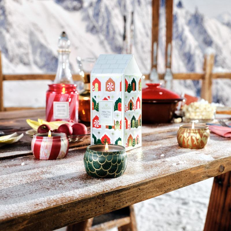 Alpine Mini Tin Trio lifestyle