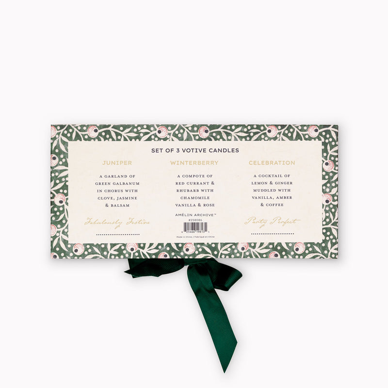Christmas Chronicle Votive Candle Set - votives