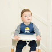 Stud Muffin Wonder Bib - Midnight