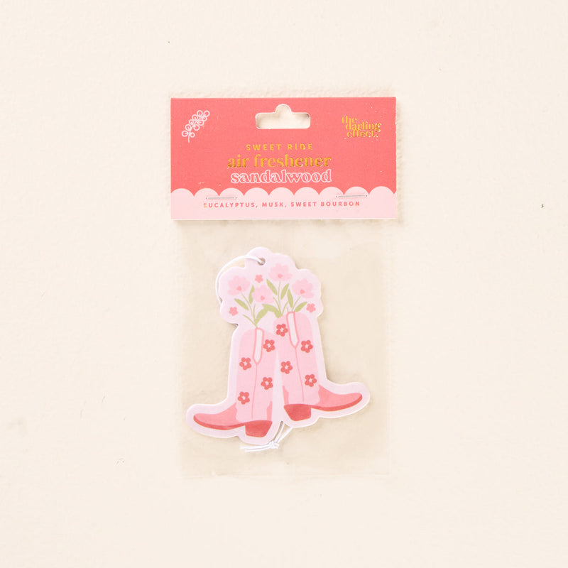 Cowgirl Boots Sweet Ride Car Air Freshener