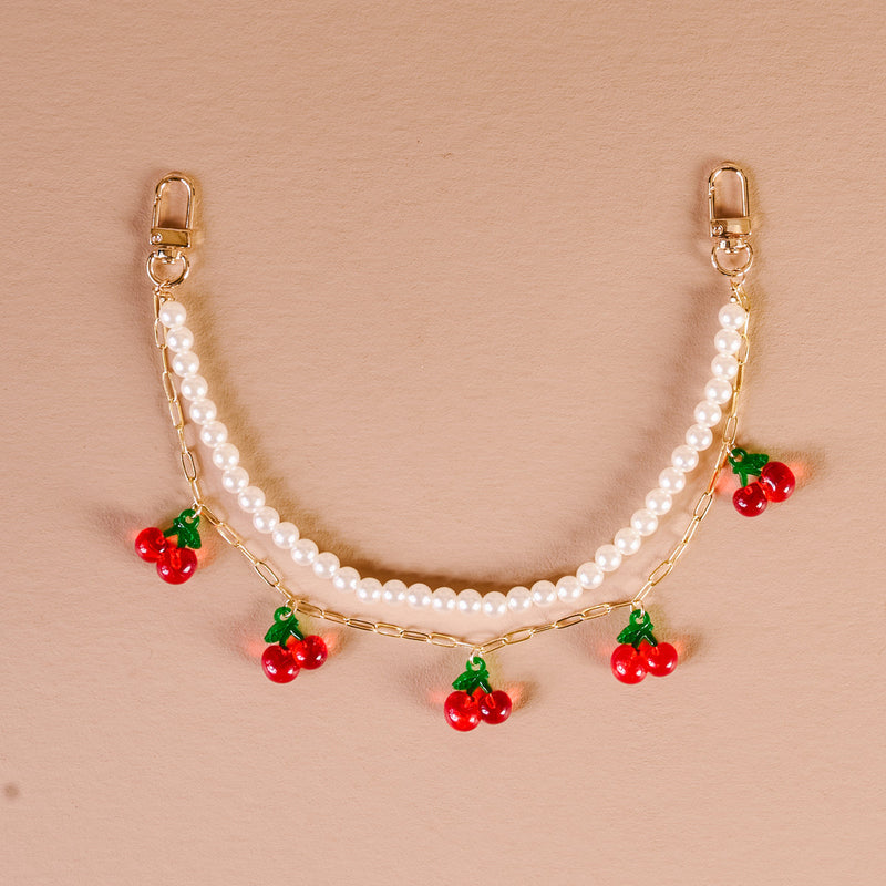 Cherried Away Necklace Bag Charm