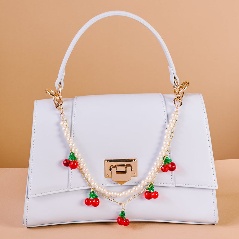 Cherried Away Necklace Bag Charm