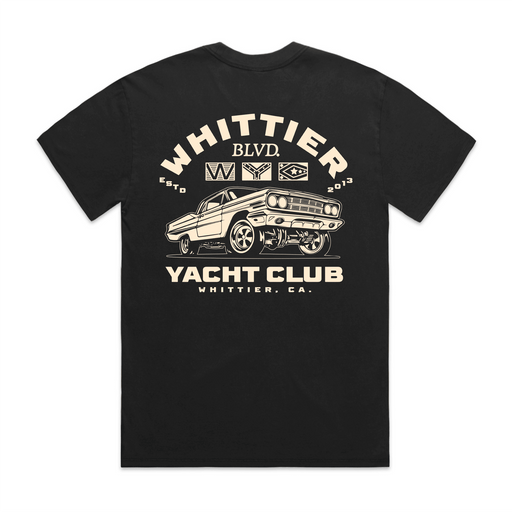 Heavy Faded Whittier Yacht Club Nautical Flag T-shirt - LOCAL FIXTURE