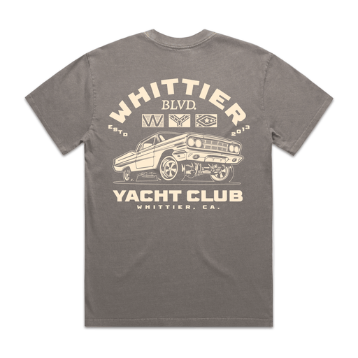 Heavy Faded Whittier Yacht Club Nautical Flag T-shirt - LOCAL FIXTURE
