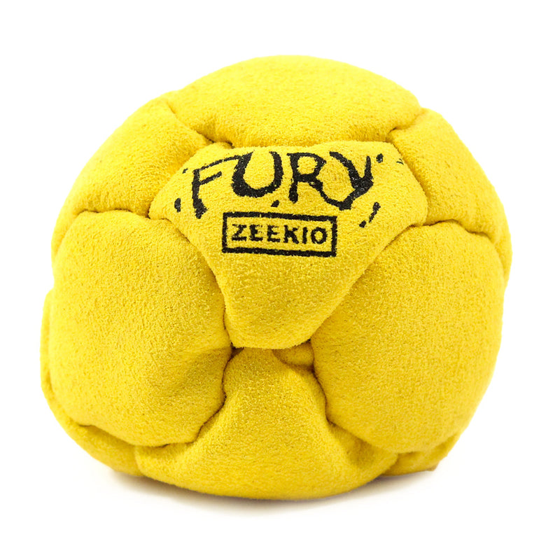 Zeekio Fury Furry Footbag Yellow