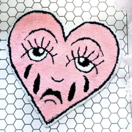 A SHOP OF THINGS DECOR Crying Heart Rug
